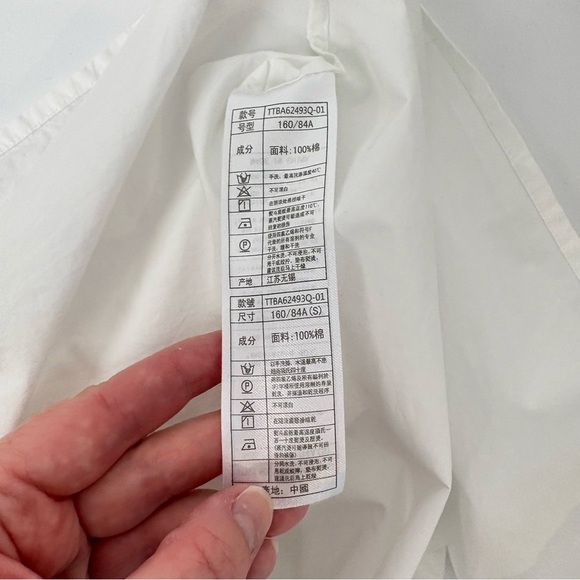 Teenie Weenie Royal Club Sailor Button Down Blouse Embroidery Back Tie - Picture 6 of 7